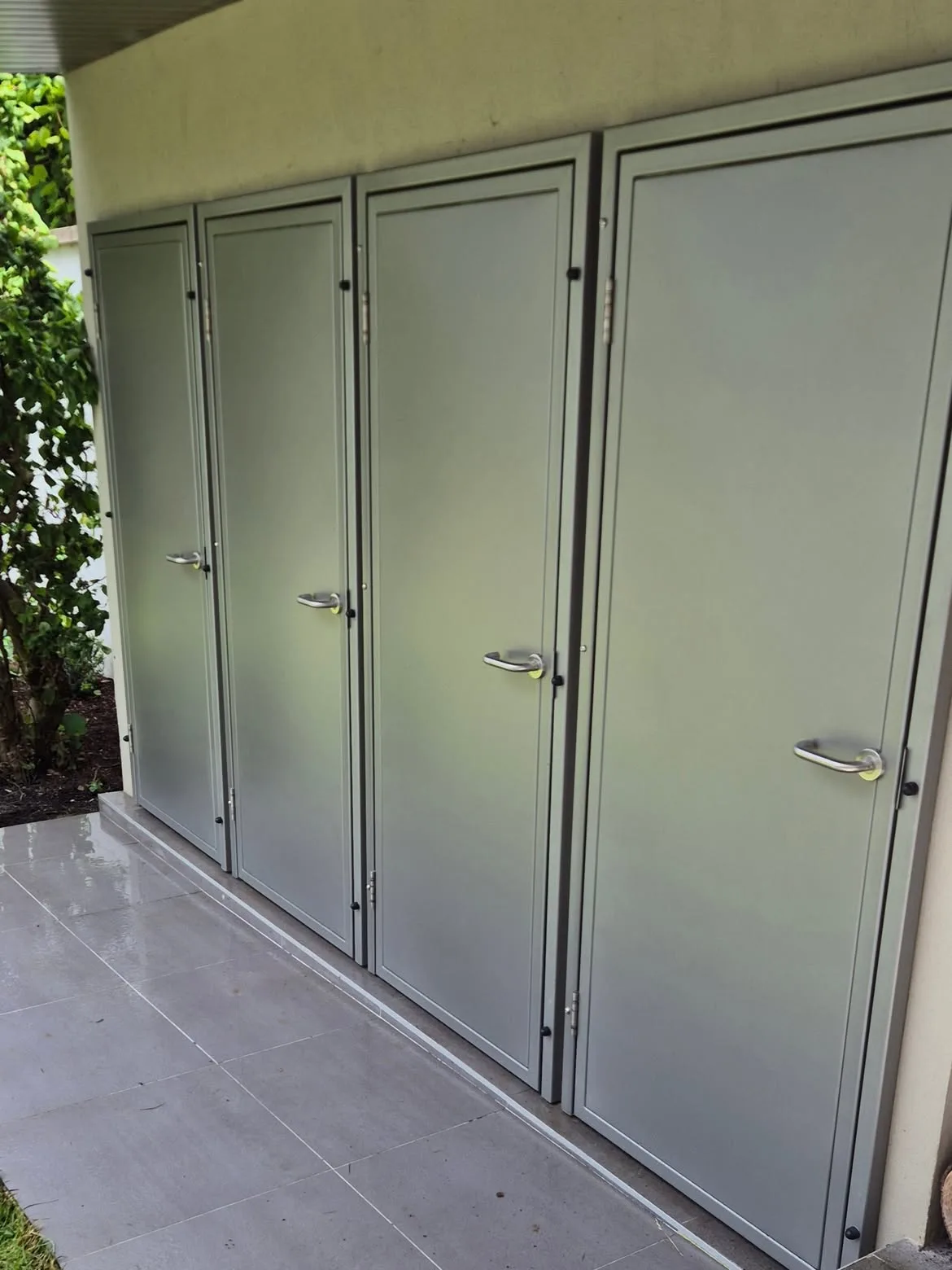 Bespoke Aluminium Doors And Planters Expertly Fabricated And Supplied For A Returning Client,Fin