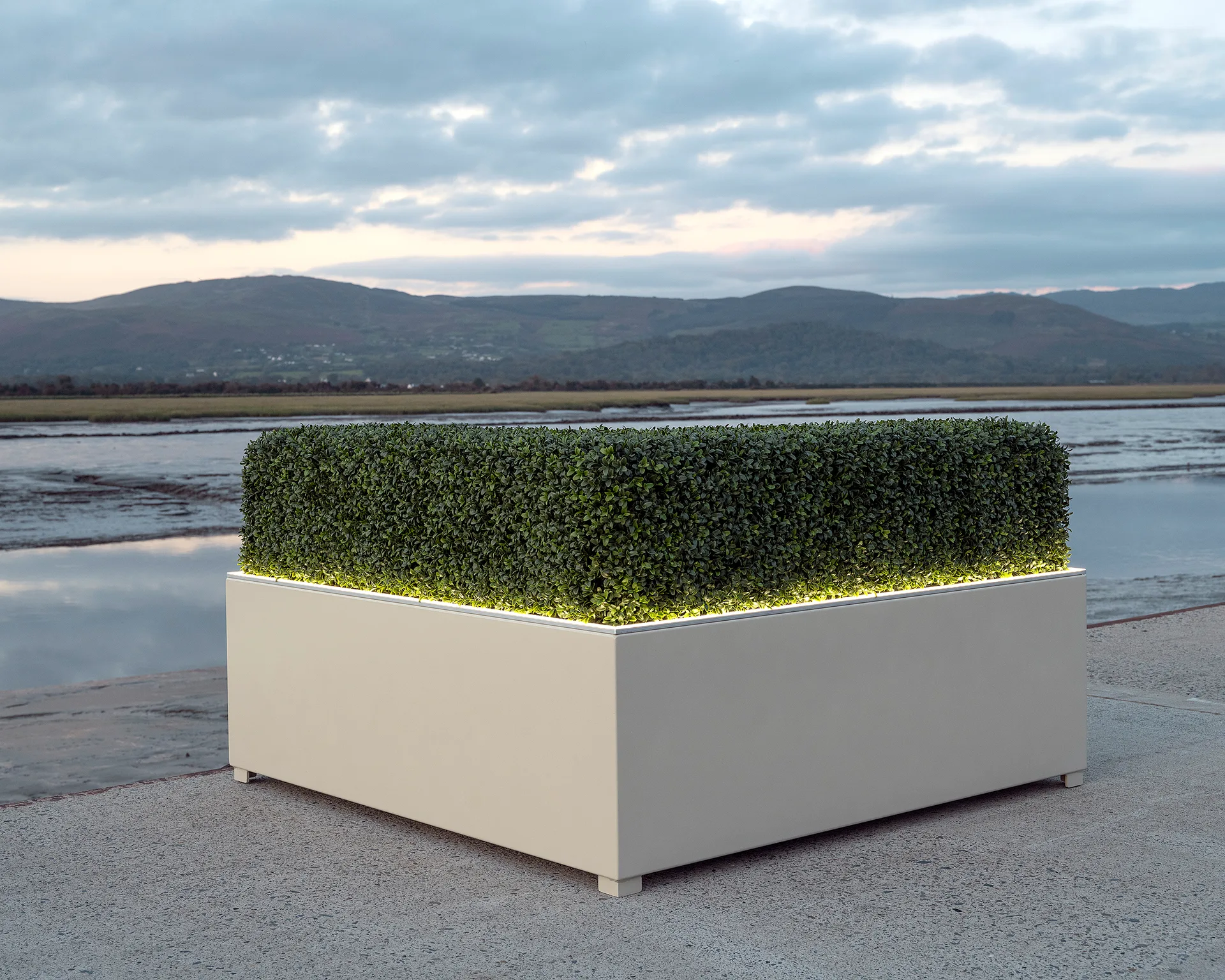Large bespoke planter for trees and shrubs
